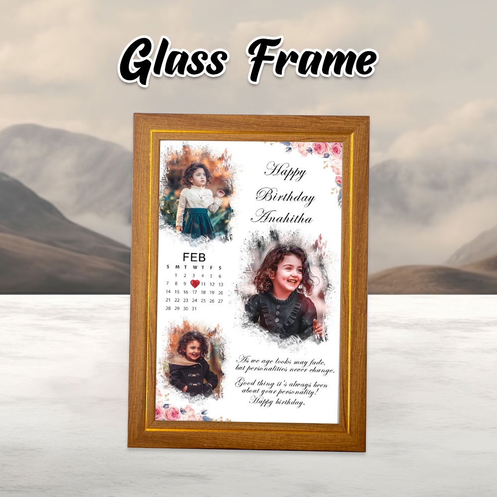 Brown Glass Frame - 8x12