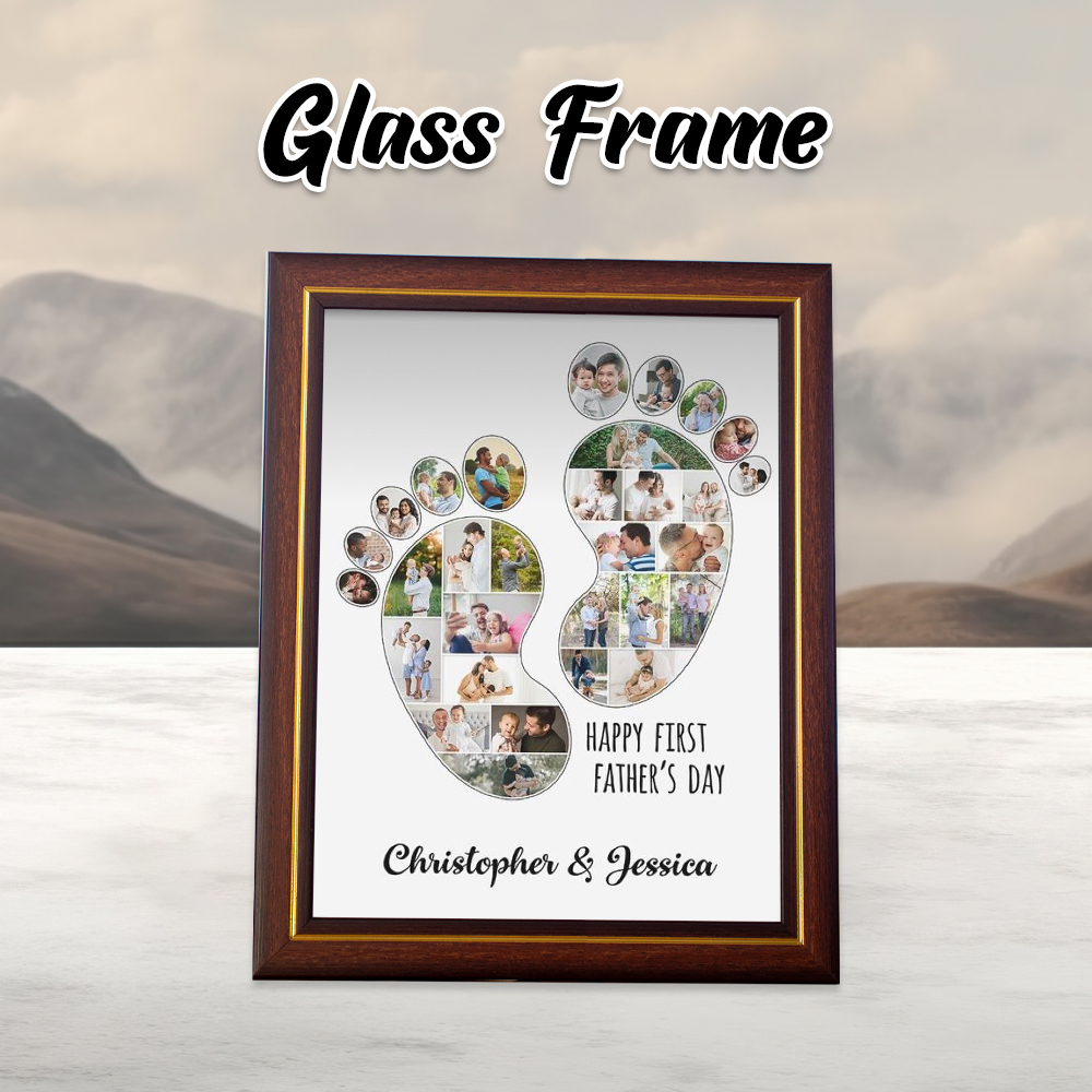 Dark Brown Glass Frame 12X15