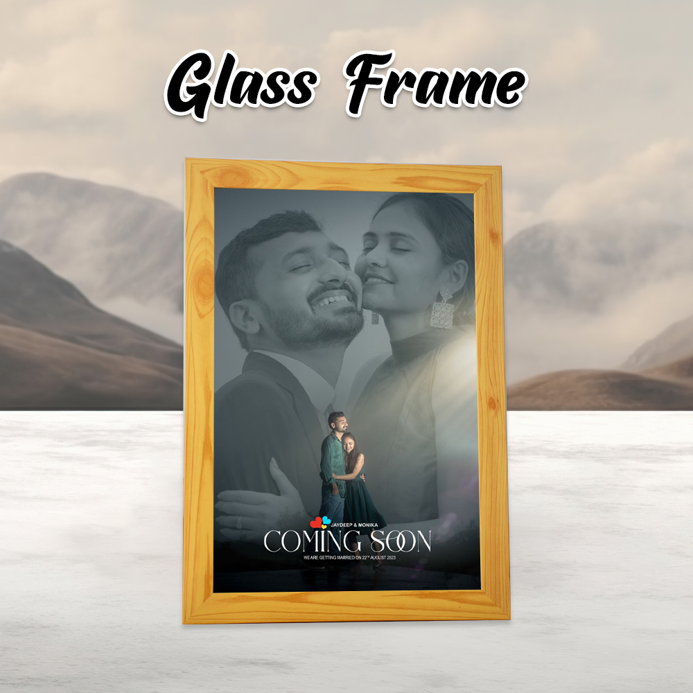 Wood Glass Frame - 1 inches 10X15