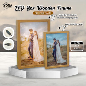 LED Box Wooden Frame